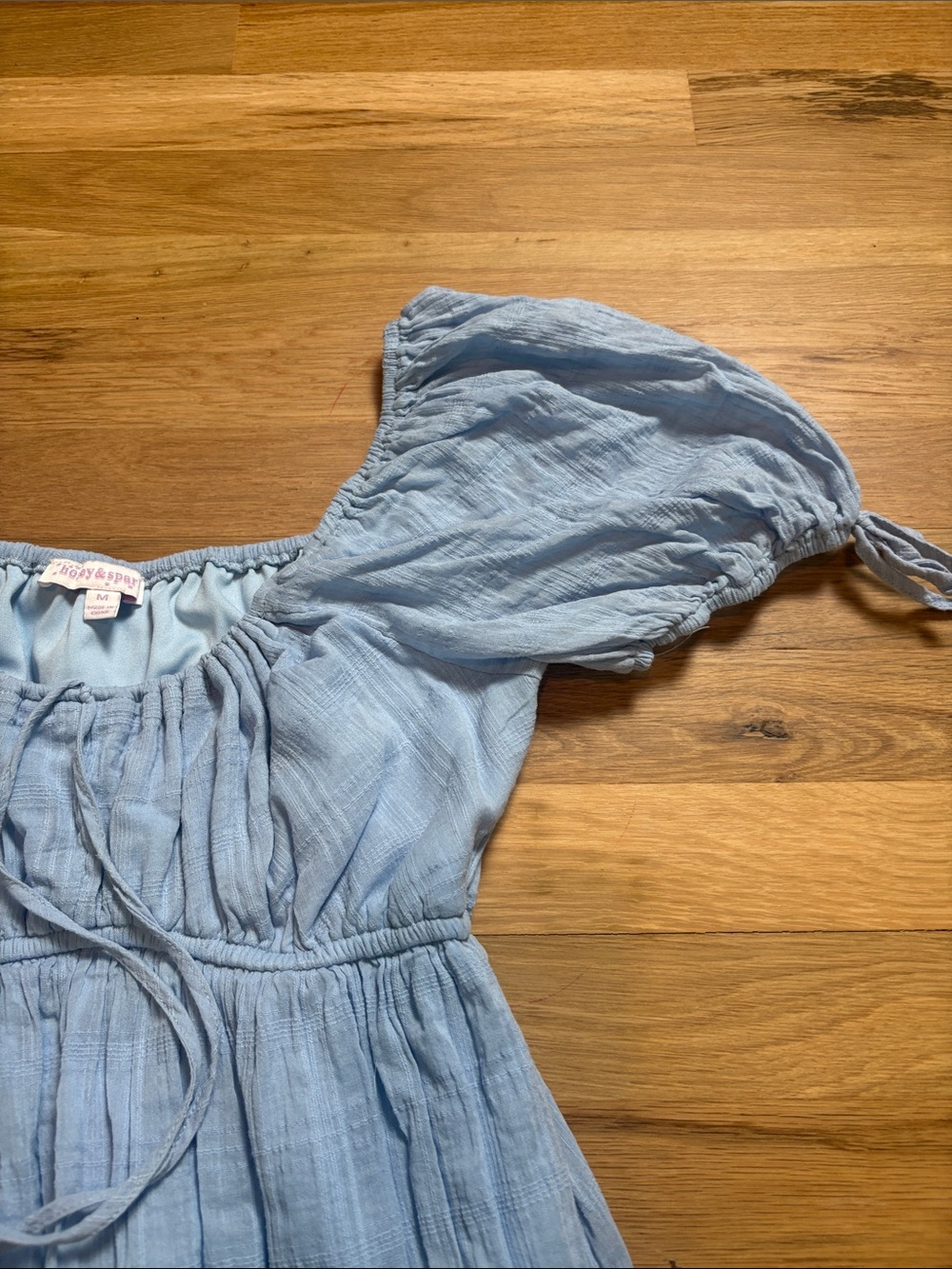 Honey & Sparkle Blue Babydoll Dress - Picture 5 of 14